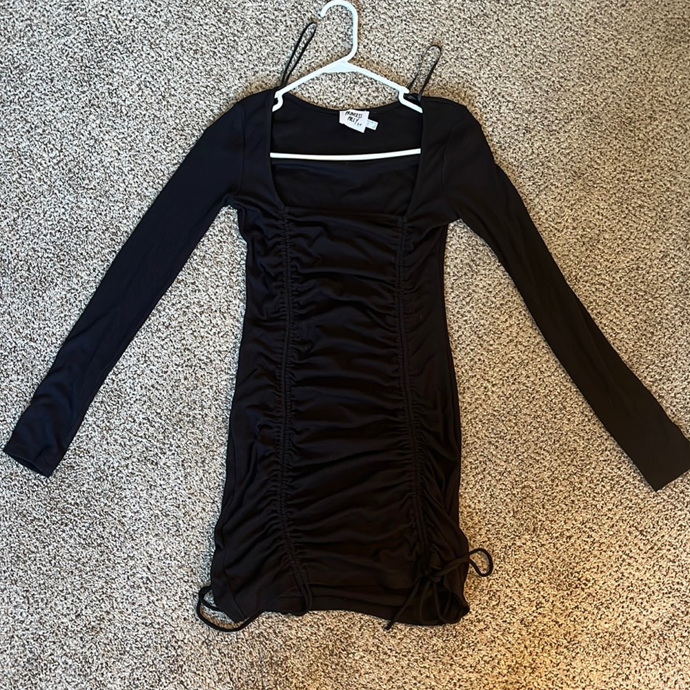Princess Polly Mikayla Mini Dress in Black Size 6